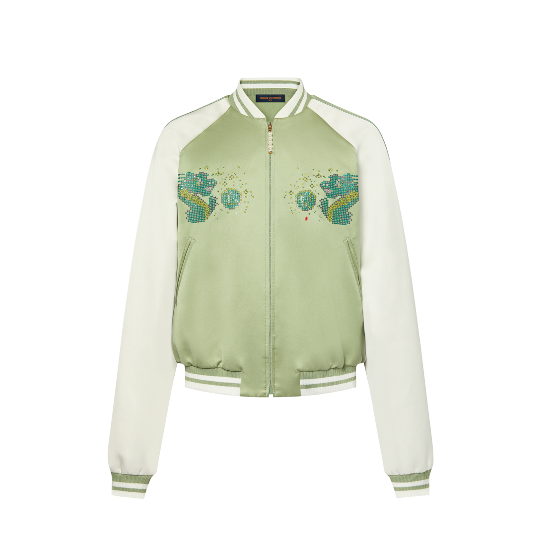 Embroidered Souvenir Jacket - Luxury Green | LOUIS VUITTON